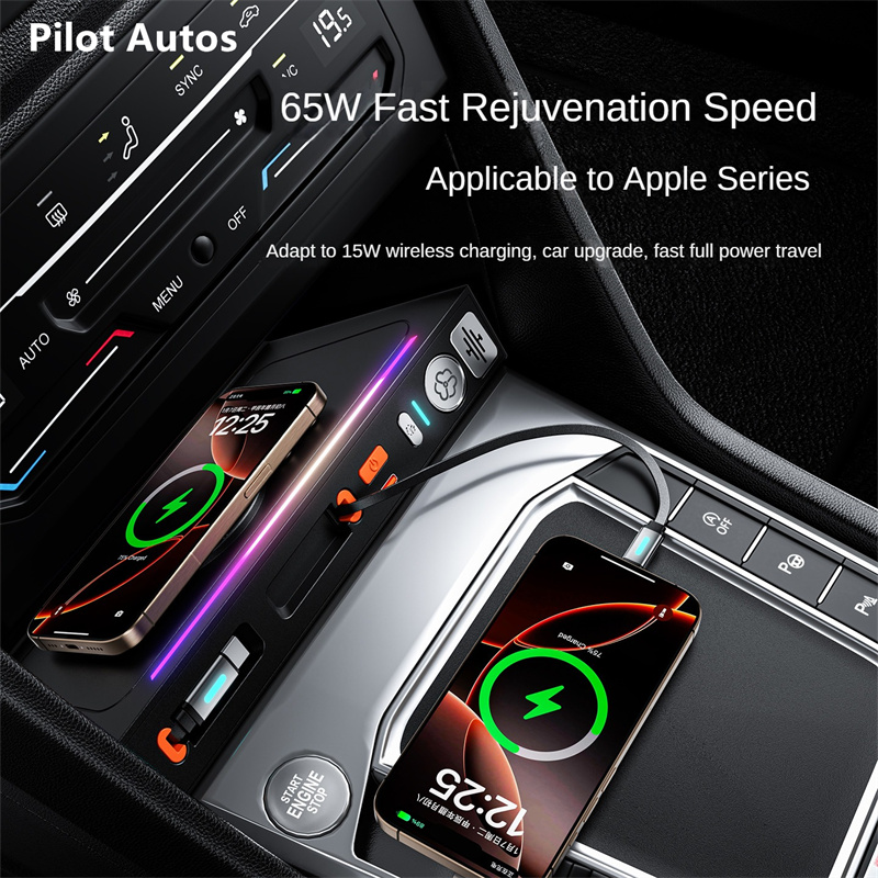 Car Air Freshener - Caricabatterie Rapido per Auto 130W, Stazione