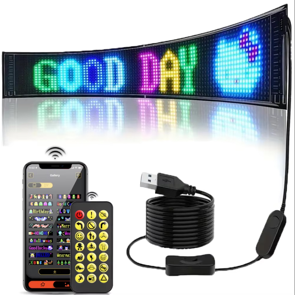 Car Led Light - Pannello pixel a matrice 16x96 LED,