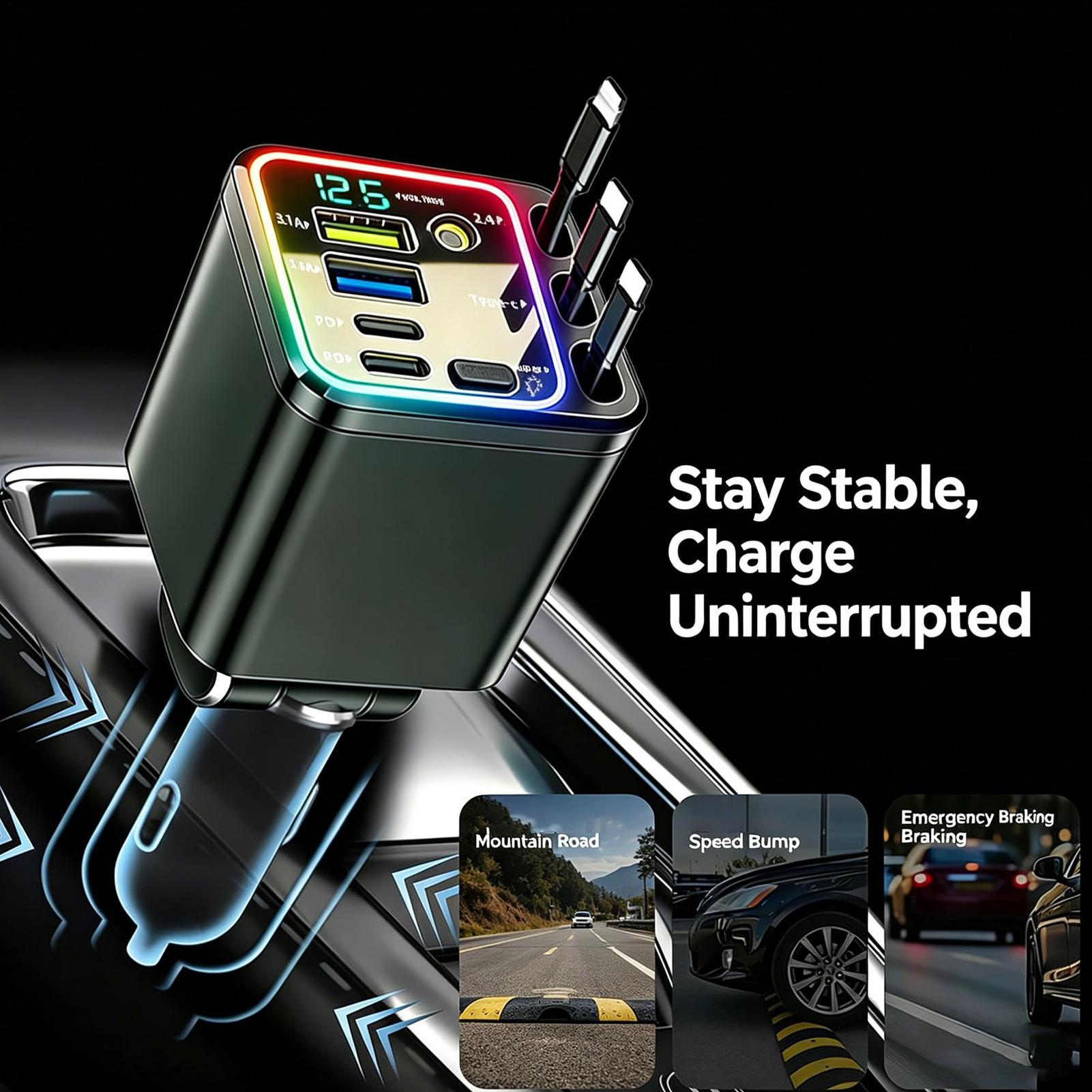Caricatore retrattile per auto - Car Charger recensione e prezzo