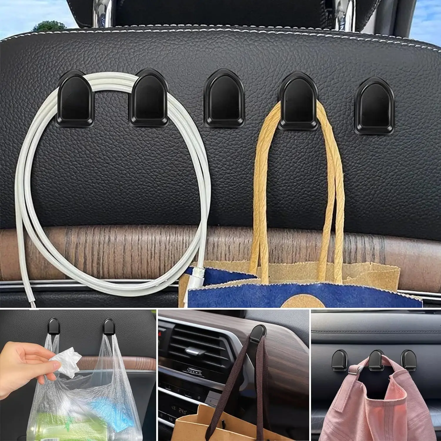 Mini Ganci per Auto, Supporto  - Car Cable Organizer recensione e prezzo
